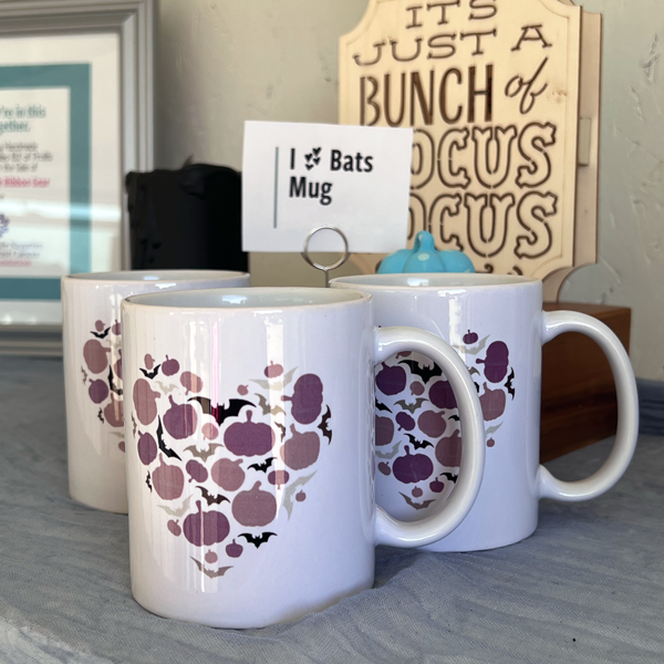 I Love Bats - 12 oz Ceramic Mug