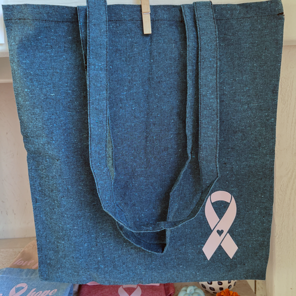 Cotton Totes - Pink Ribbon
