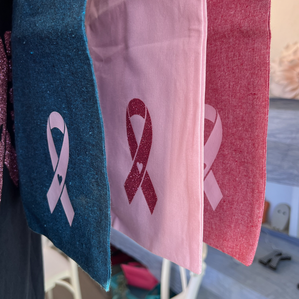 Cotton Totes - Pink Ribbon