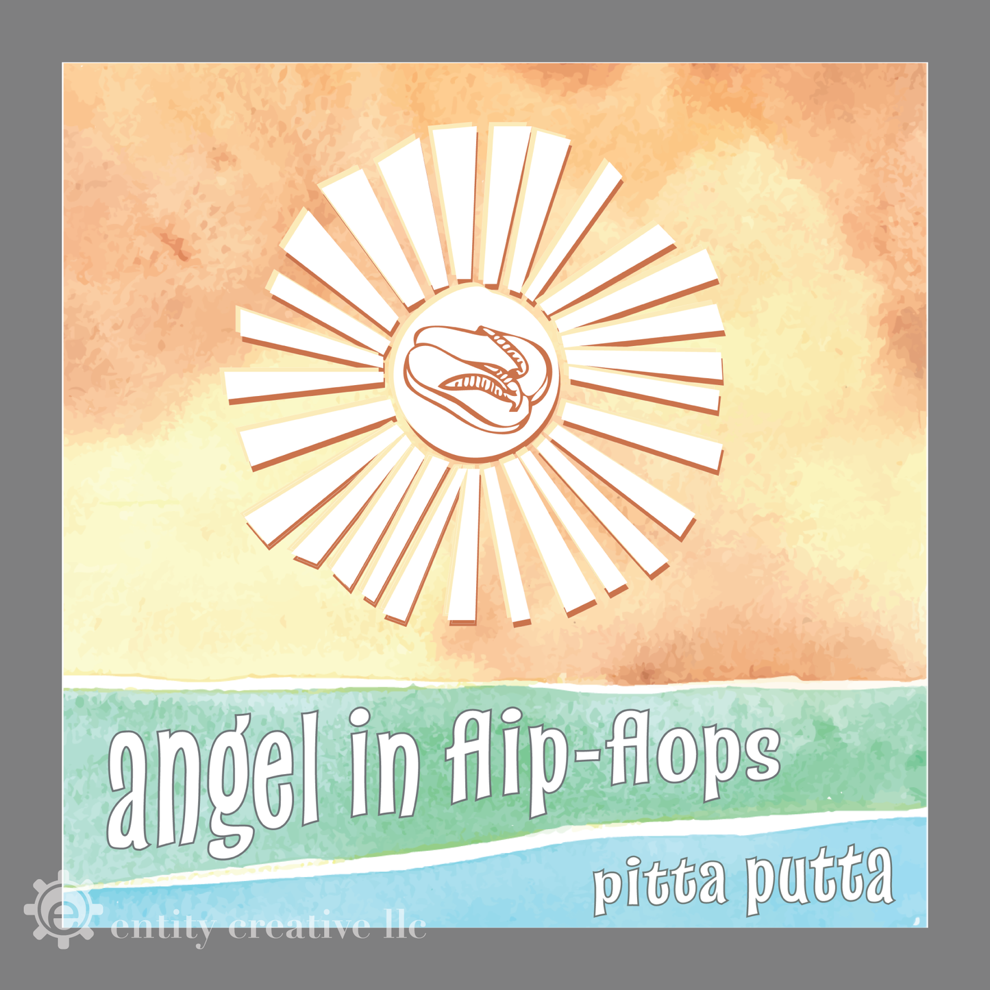 Angel in Flip-Flops (Pitta Putta) Sublimated Polyester Tote