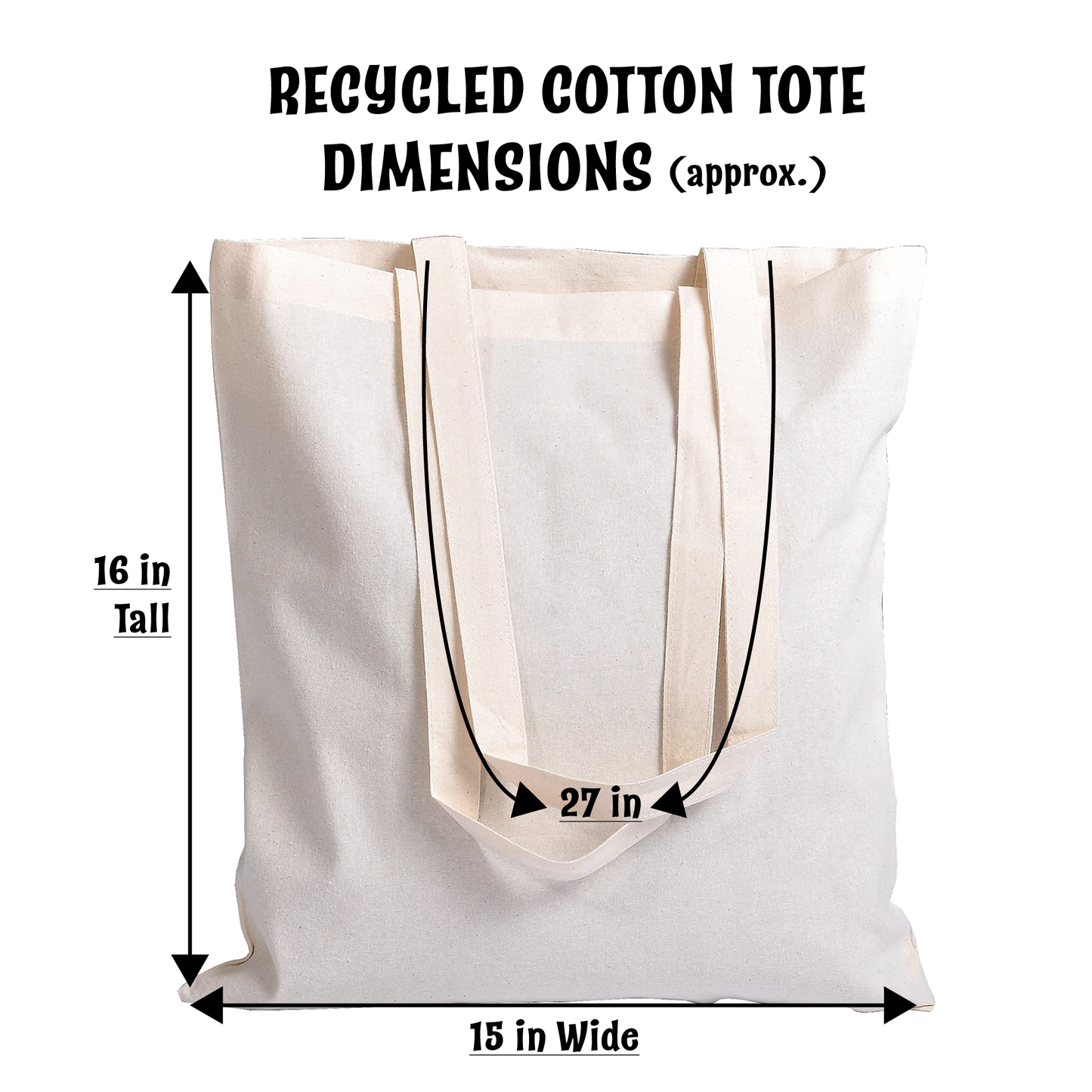 Recycled Cotton Tote: Great Grandma